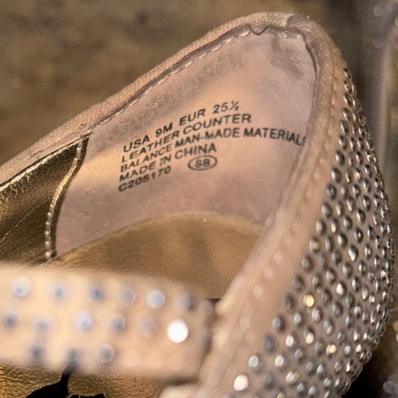 NINA ZELIA sparkly wedding shoes Size 9 - Picture 8 of 8